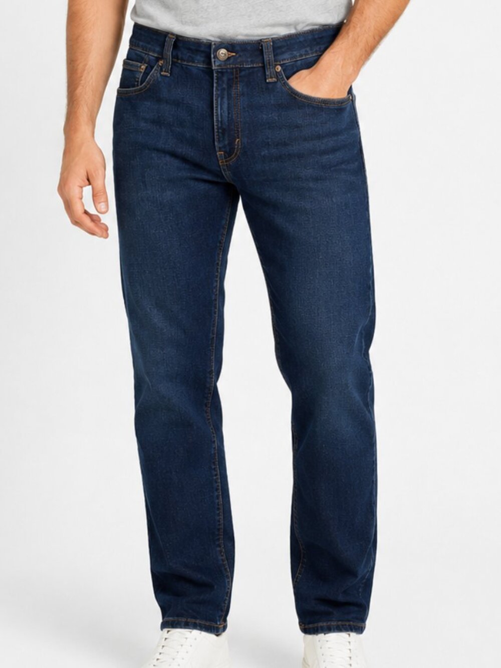 Denver Hayes Men’s Jeans Size 36x28 Dark Wash Straight Leg Stretch Denim